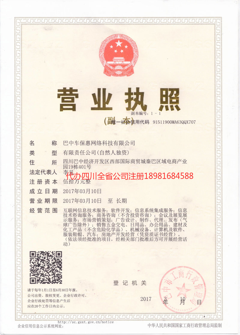 常宁常宁车保惠网络科技有限公司